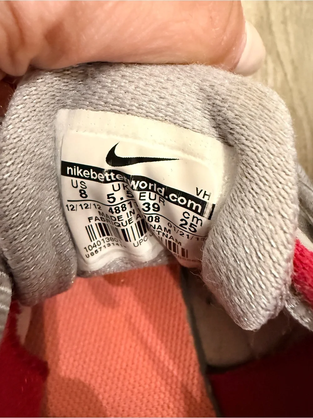 Nike women’s size